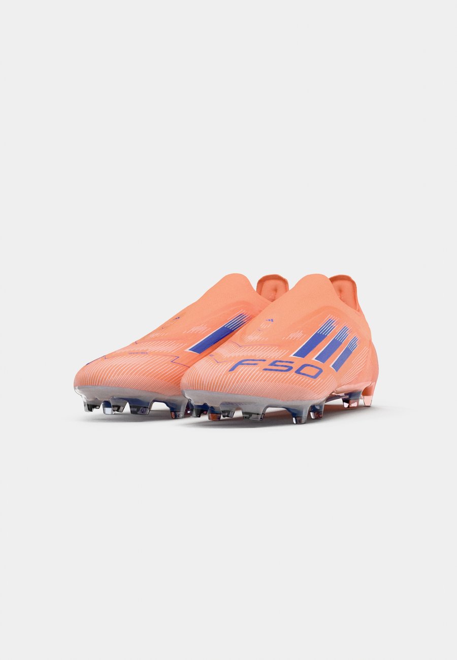 Кроссовки Adidas Performance F50 ELITE LACELESS FIRM GROUND FOOTBALL BOOTS, Beam Orange/Lucid Blue/Footwear White/Orange — фото 3
