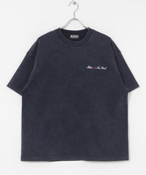 

Футболка, крой оверсайз, бренд Lotto, цвет темно-синий