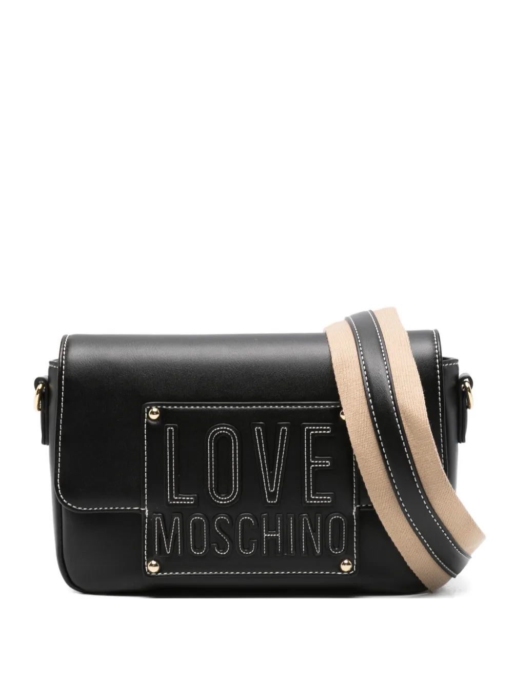 

Сумка через плечо с нашивкой-логотипом Love Moschino, черный
