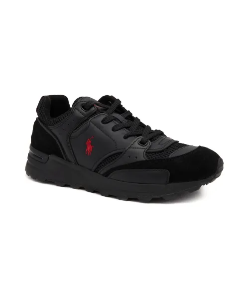 

Кожаные кроссовки Polo Ralph Lauren, черный