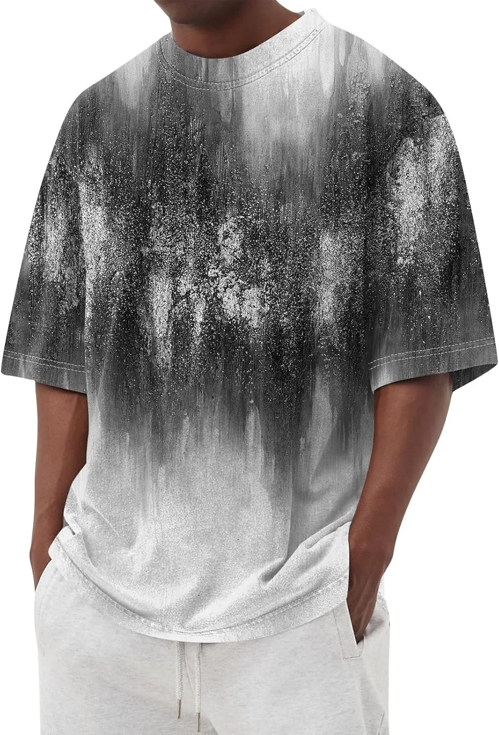 

Ymosrh мужская футболка с принтом, Casual, летняя, короткий рукав, S-5XL