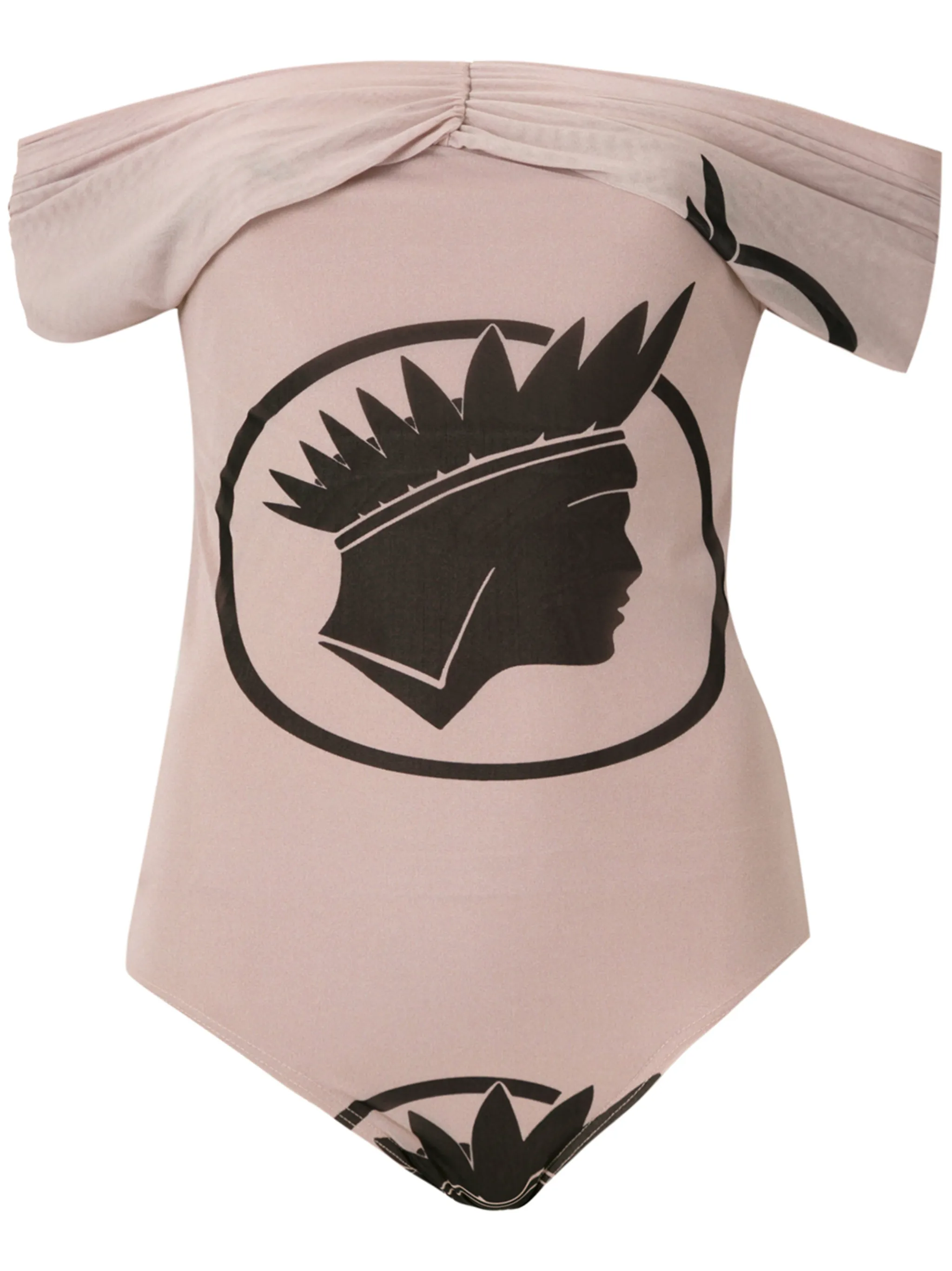 

Купальник с открытыми плечами Amir Slama, нейтральный