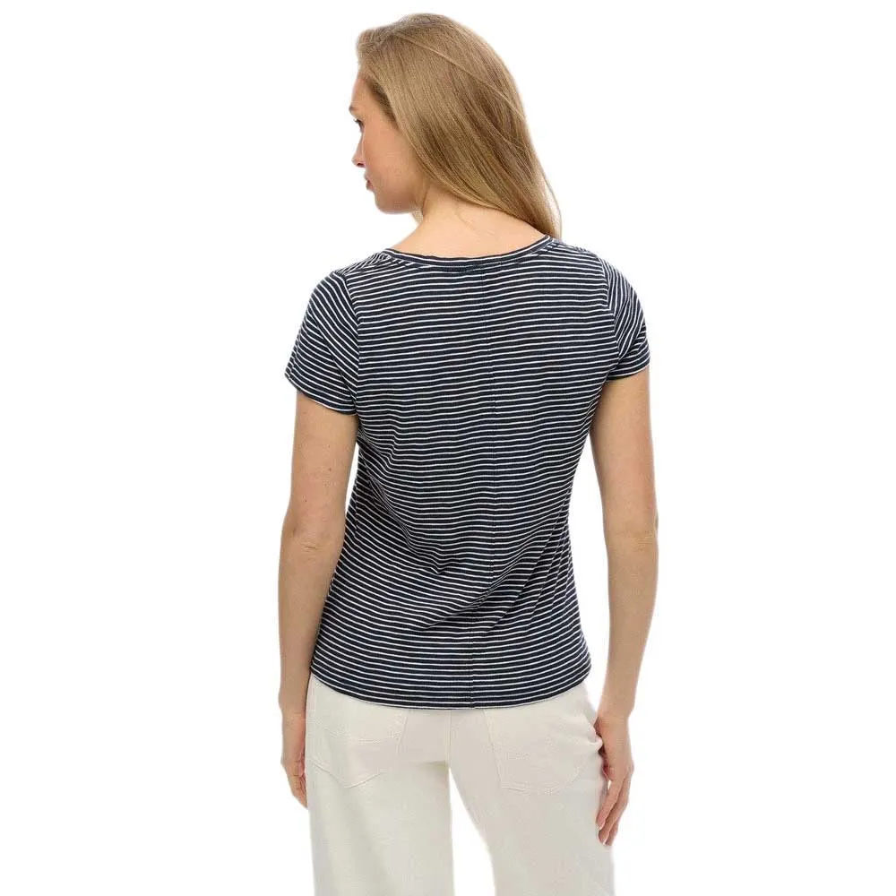 Футболка с коротким рукавом Superdry Scoop Neck, синий — фото 2