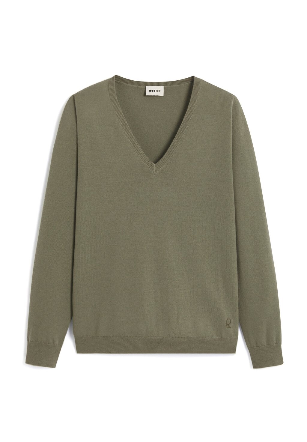 

Джемпер V-NECK Rodier, светло-зеленый