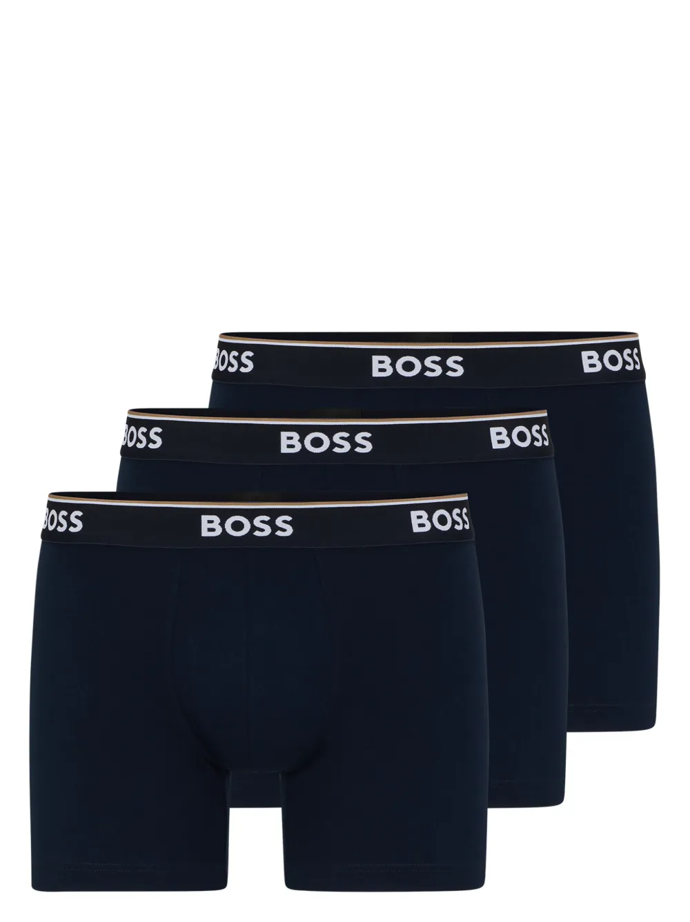 

Комплект из трех боксеров с логотипом BOSS, синий