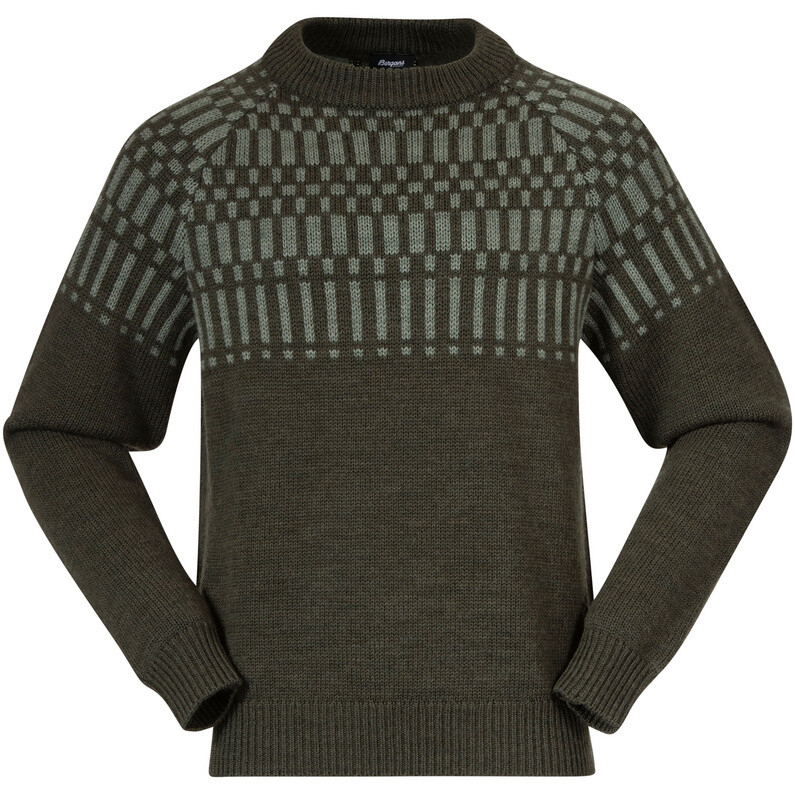 

Мужской свитер Nordmarka Merino Bergans, оливковый