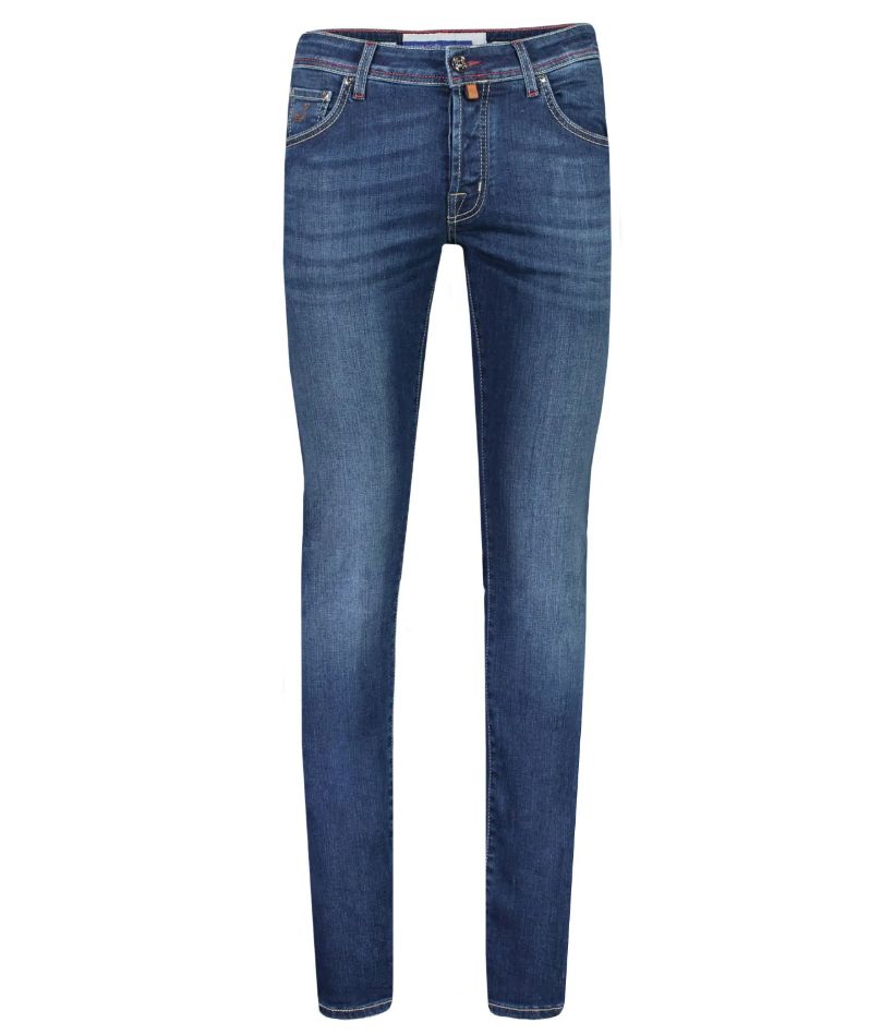 

Джинсы Svelte Blue Slim Fit с уникальной отделкой Jacob Cohen, синий