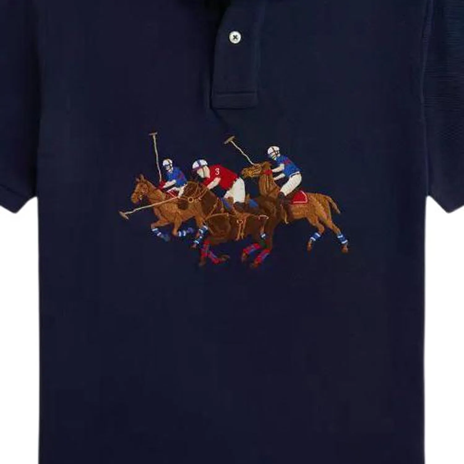 Поло для подростков Polo Ralph Lauren Newport Marine — фото 4