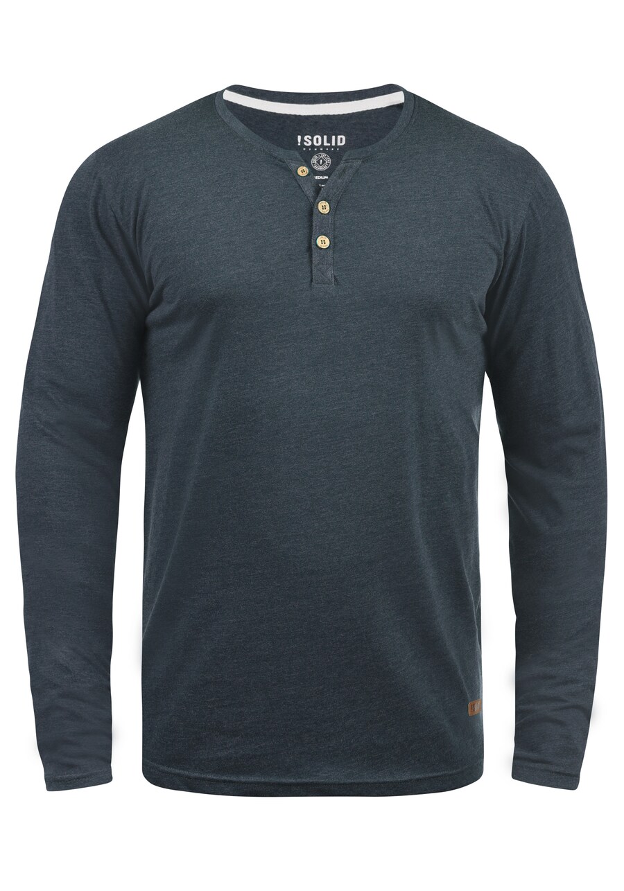 

Лонгслив !Solid Shirt Volko, ночной синий