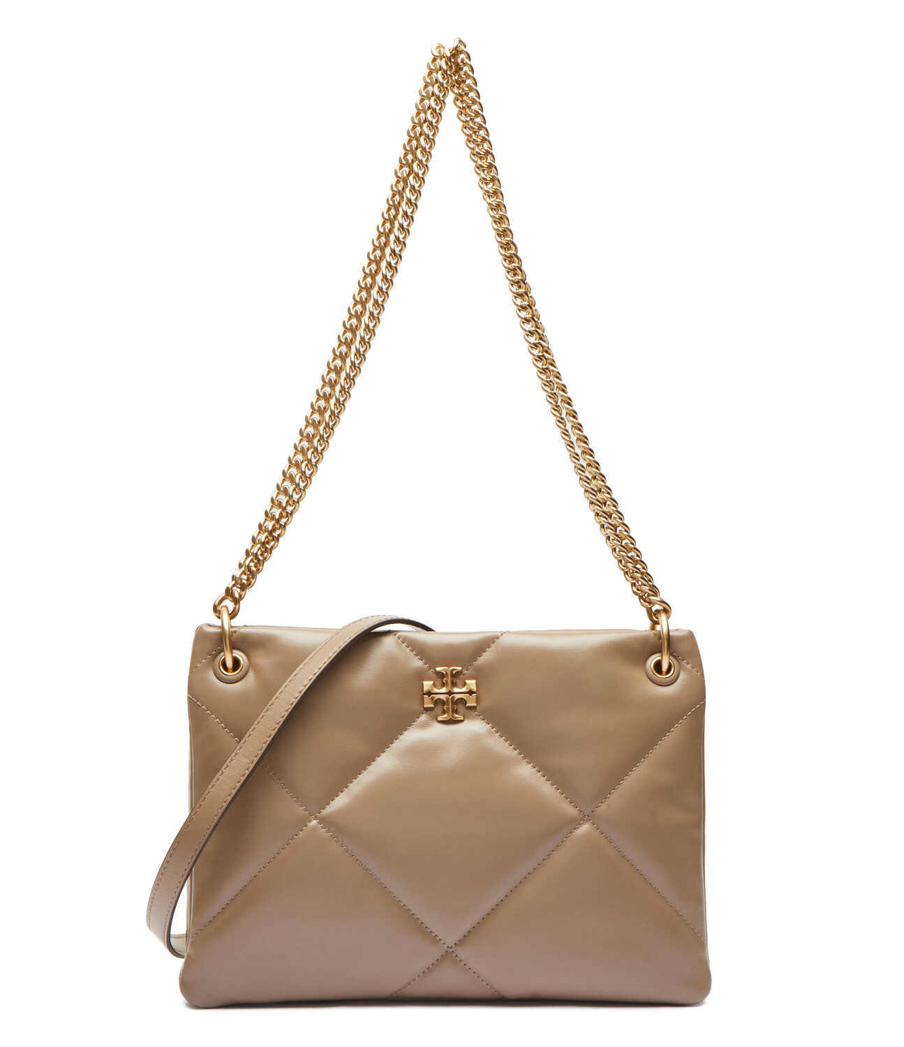 

Сумка через плечо TORY BURCH Kira Diamond, бежевый