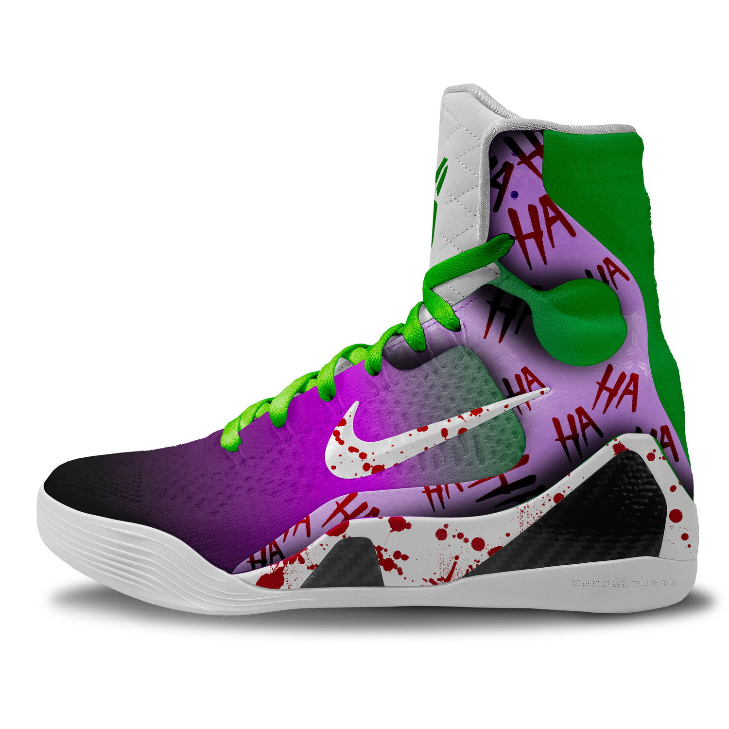 

Баскетбольные кроссовки Kobe 9 Basketball Shoes Unisex High-Top Black/Green/Purple/Red Nike