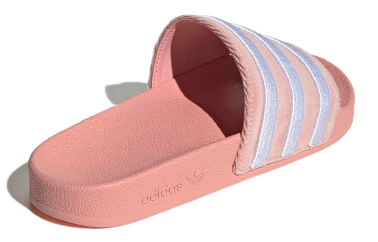 Шлепанцы и сланцы Adidas Originals Stripe-print Slides Women's — фото 4