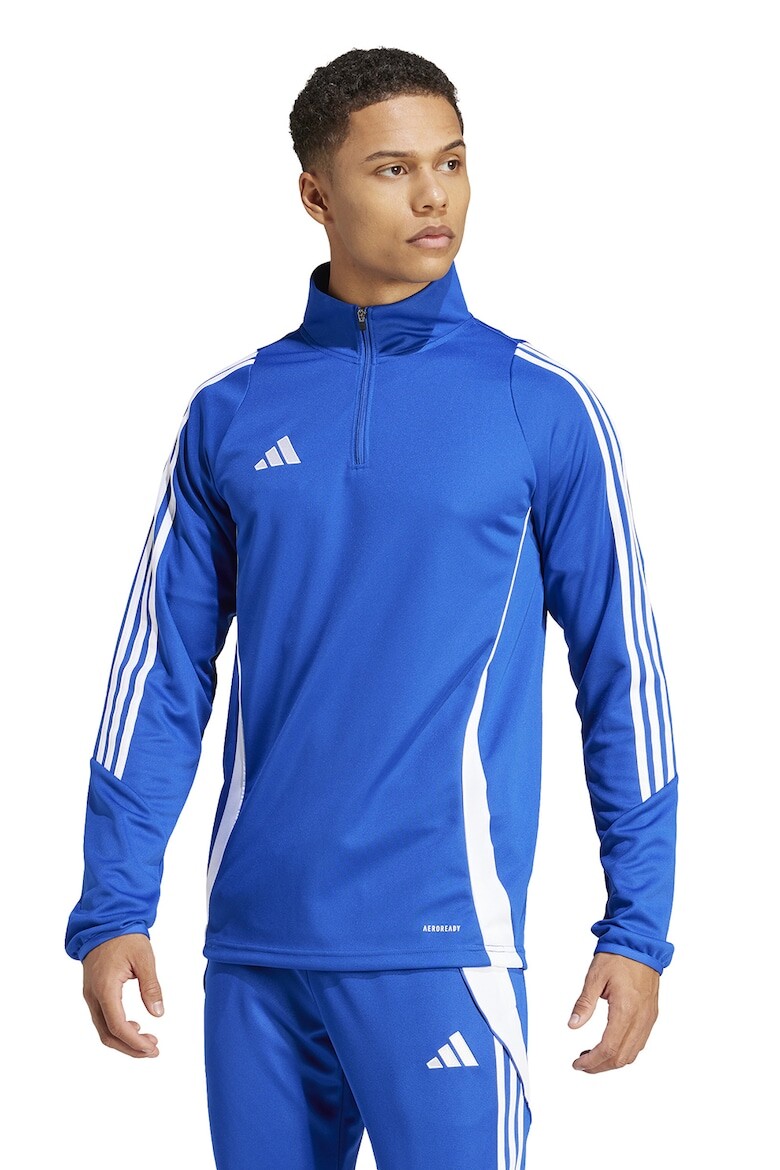 

Короткая футбольная рубашка на молнии Trio24 Adidas Performance, белый