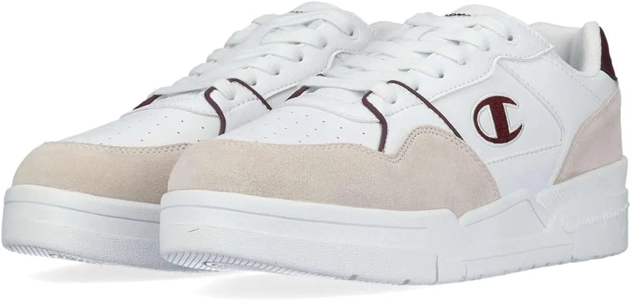Мужские кожаные кроссовки Champion RD PRM S22495-CHA-WW038, бело-синие — фото 4
