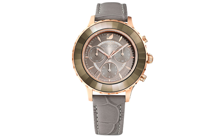 

Swarovski Часы Women's Octea Lux Chrono Watch, Coffee