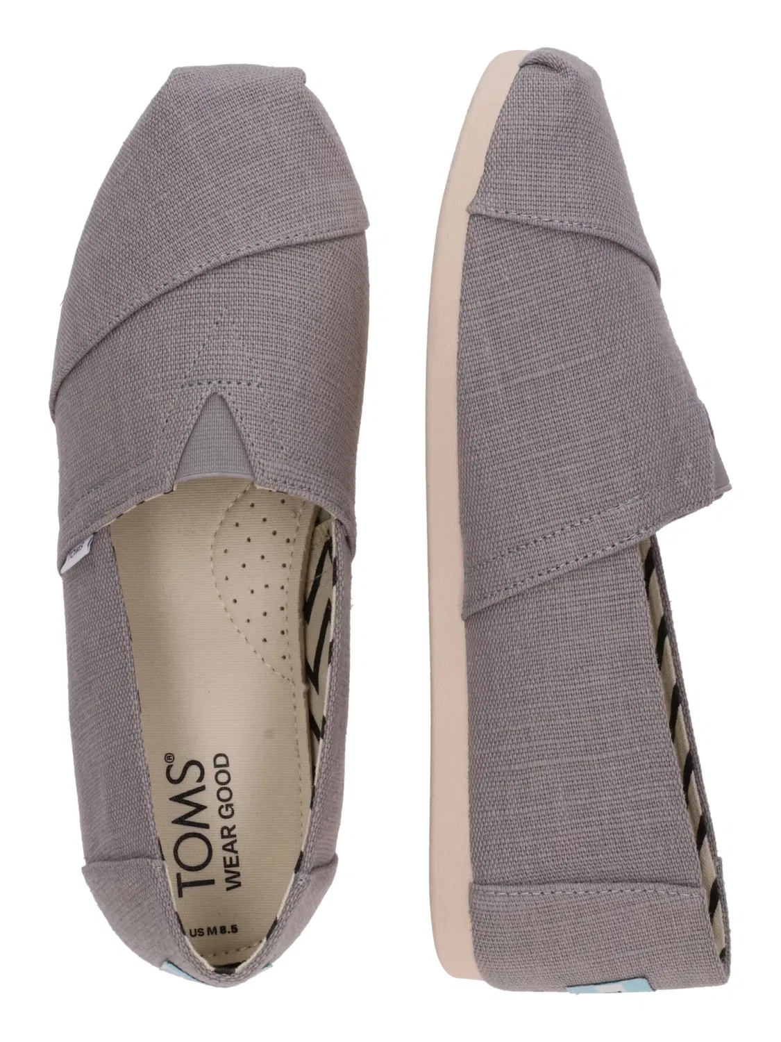 Низкие туфли 'CLASSIC' Toms, Grey — фото 2