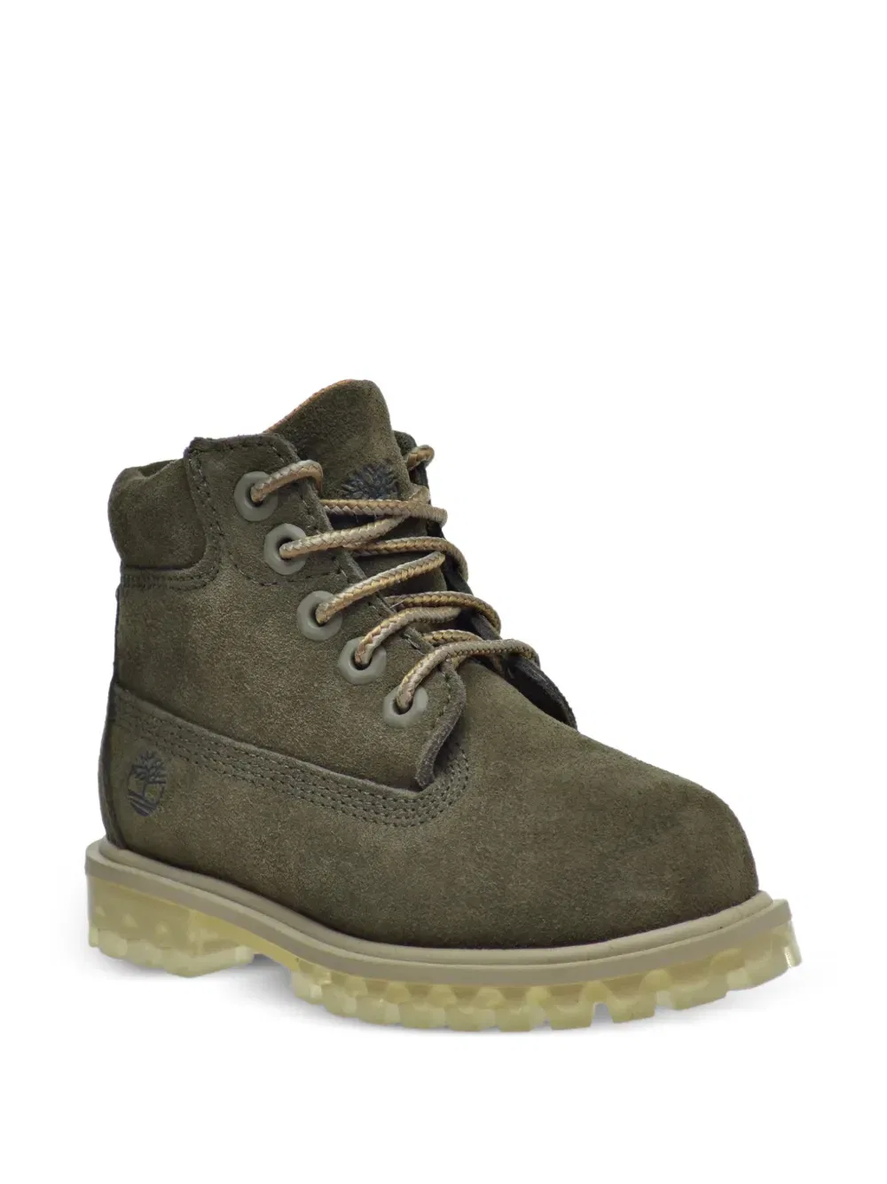 Водонепроницаемые замшевые сапоги Timberland Kids, зеленый