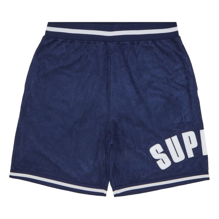 

Шорты Supreme Ultrasuede Mesh Short, синий