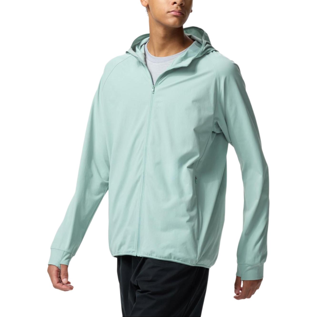 UNIQLO Защитная одежда от ультрафиолета унисекс светло-зеленого цвета, Light Green — фото 3