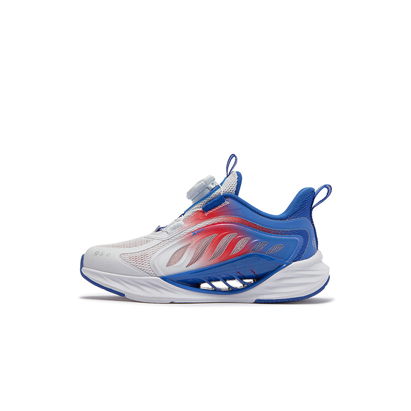 

XTEP Непромокаемые износостойкие низкие детские кроссовки для бега white lyon blue kids