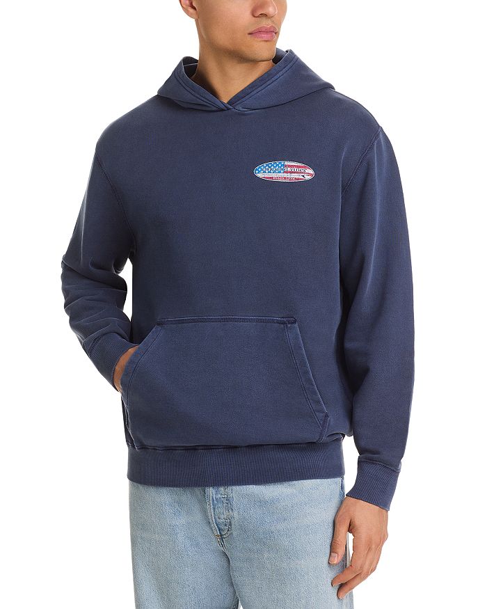 

Американский худи с принтом серфборда Vineyard Vines, синий