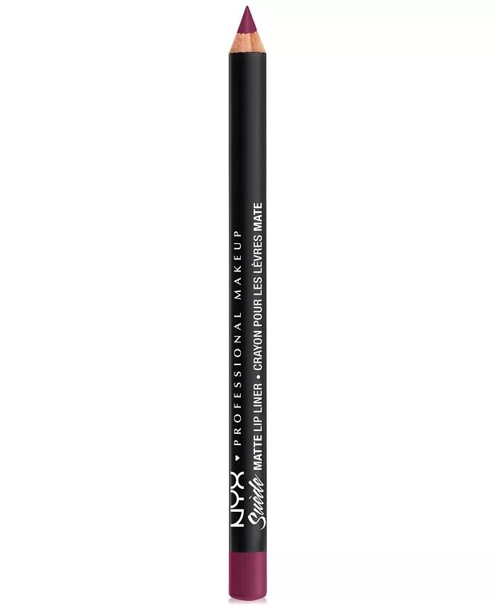 

Замшевый матовый карандаш для губ Nyx Professional Makeup, цвет Girl, Bye (berry)