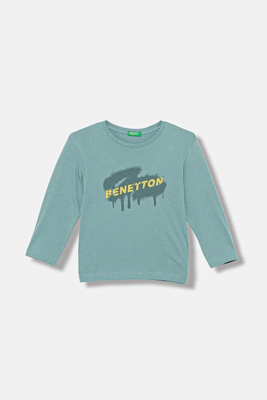 

Детский лонгслив United Colors Of Benetton, бирюзовый