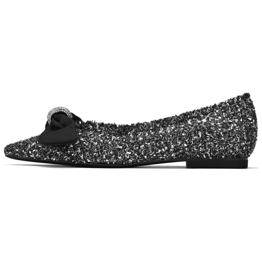 Туфли женские повседневные Women's Casual Shoes Women's Silver Black 73Hours
