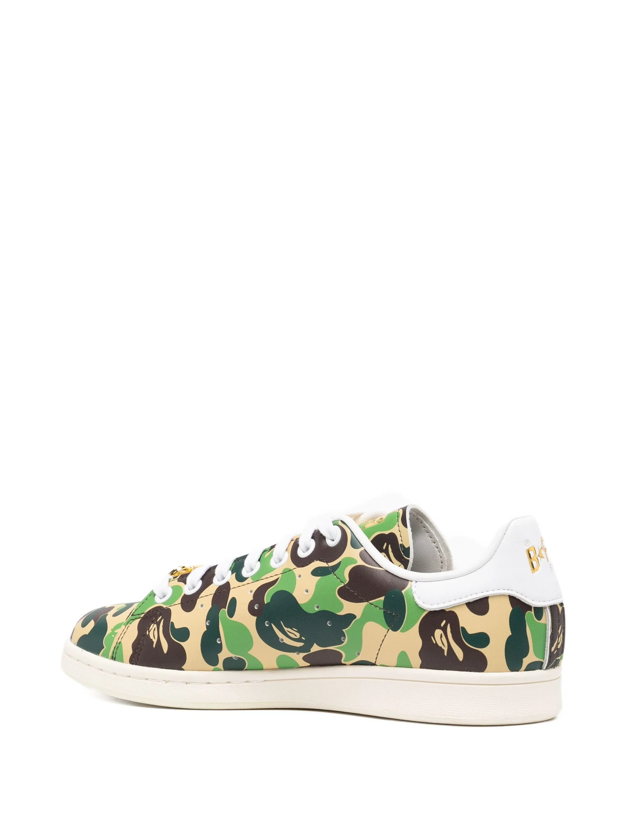 Кроссовки Stan Smith из коллаборации с Adidas A Bathing Ape, зеленый — фото 3