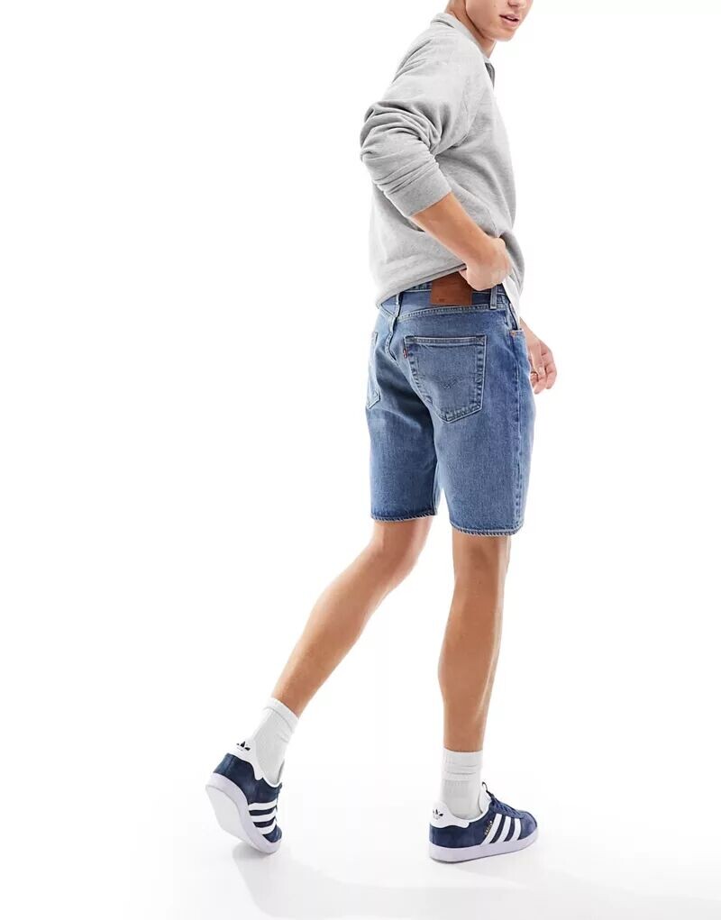 

Голубые джинсовые шорты Levi's Original 501