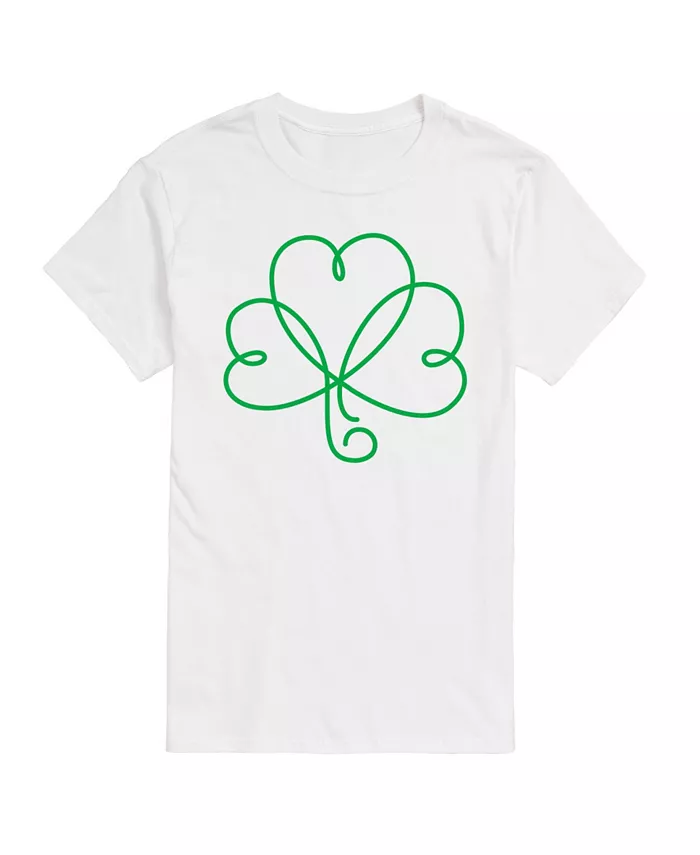 

Мужская футболка с коротким рукавом St Patrick's Day Clover AIRWAVES, белый