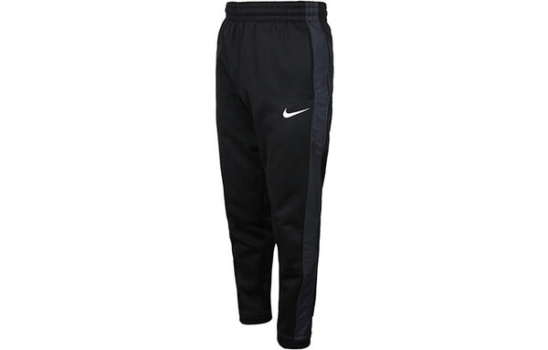 Спортивные штаны Nike THERMA Fleece Drawstring Sports Basketball Long Pants Black, черный — фото 3
