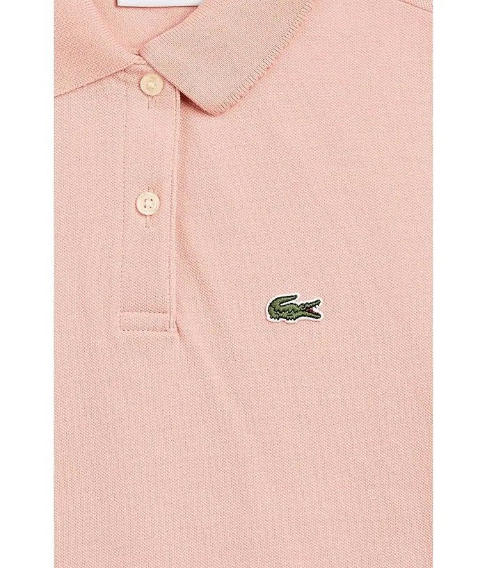 Футболка поло с отделкой воротника Scallop Collar Polo Lacoste Kids, Albizia — фото 3