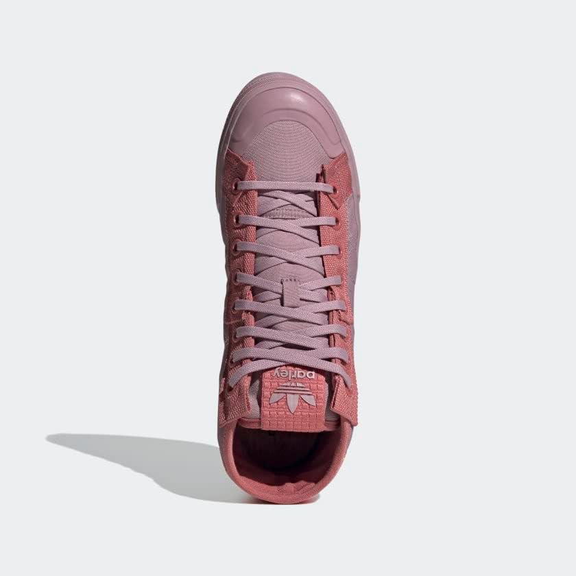 Кроссовки adidas Originals Nizza Hi RF для мужчин, Magic Mauve/Magic Mauve/Wonder Red — фото 2