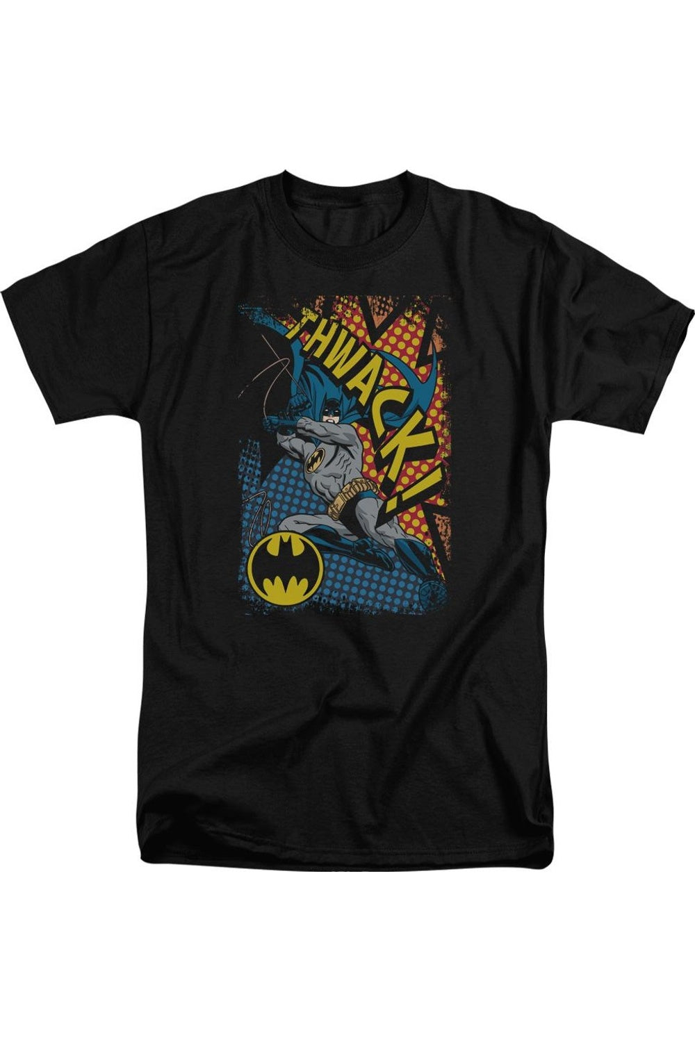 

Футболка Batman Thwack с коротким рукавом для взрослых Gildan, черный