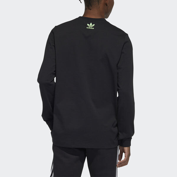 Толстовка originals limited sports round neck black Adidas, черный — фото 3
