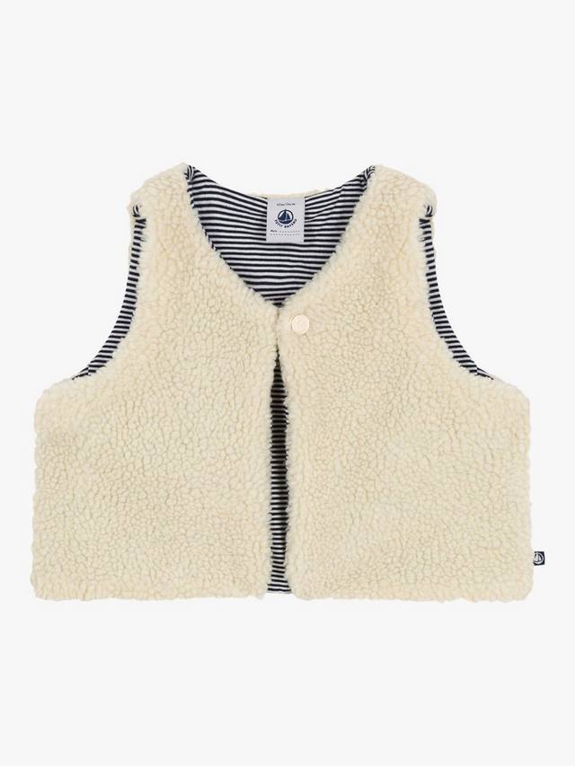 

Детская куртка-безрукавка для шерпа Petit Bateau, цвет Avalanche