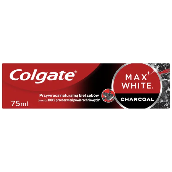 Отбеливающая зубная паста с активированным углем, 75 мл Colgate Max white charcoal — фото 3