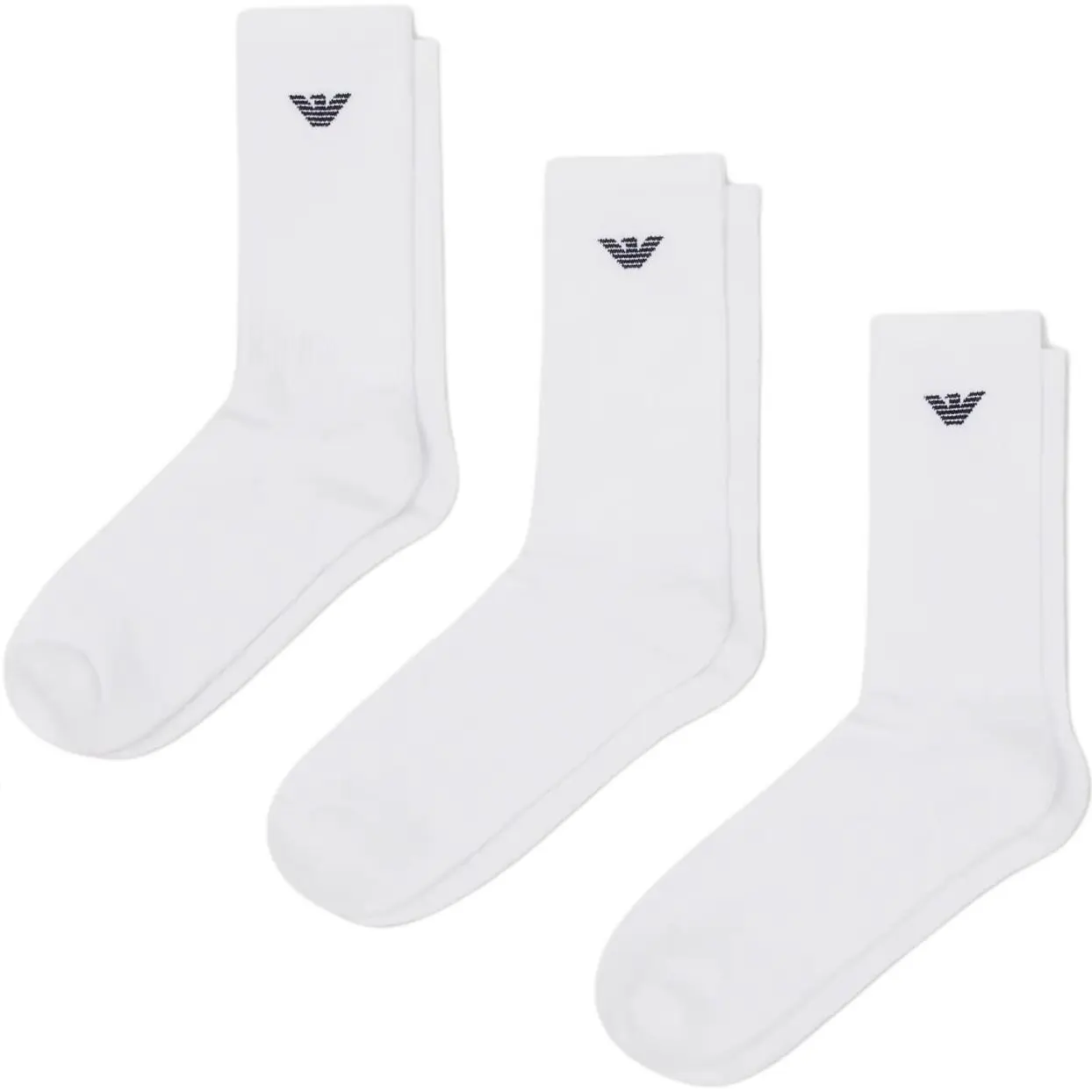 

Носки Mid Calf мужские 3 пары белый EMPORIO ARMANI