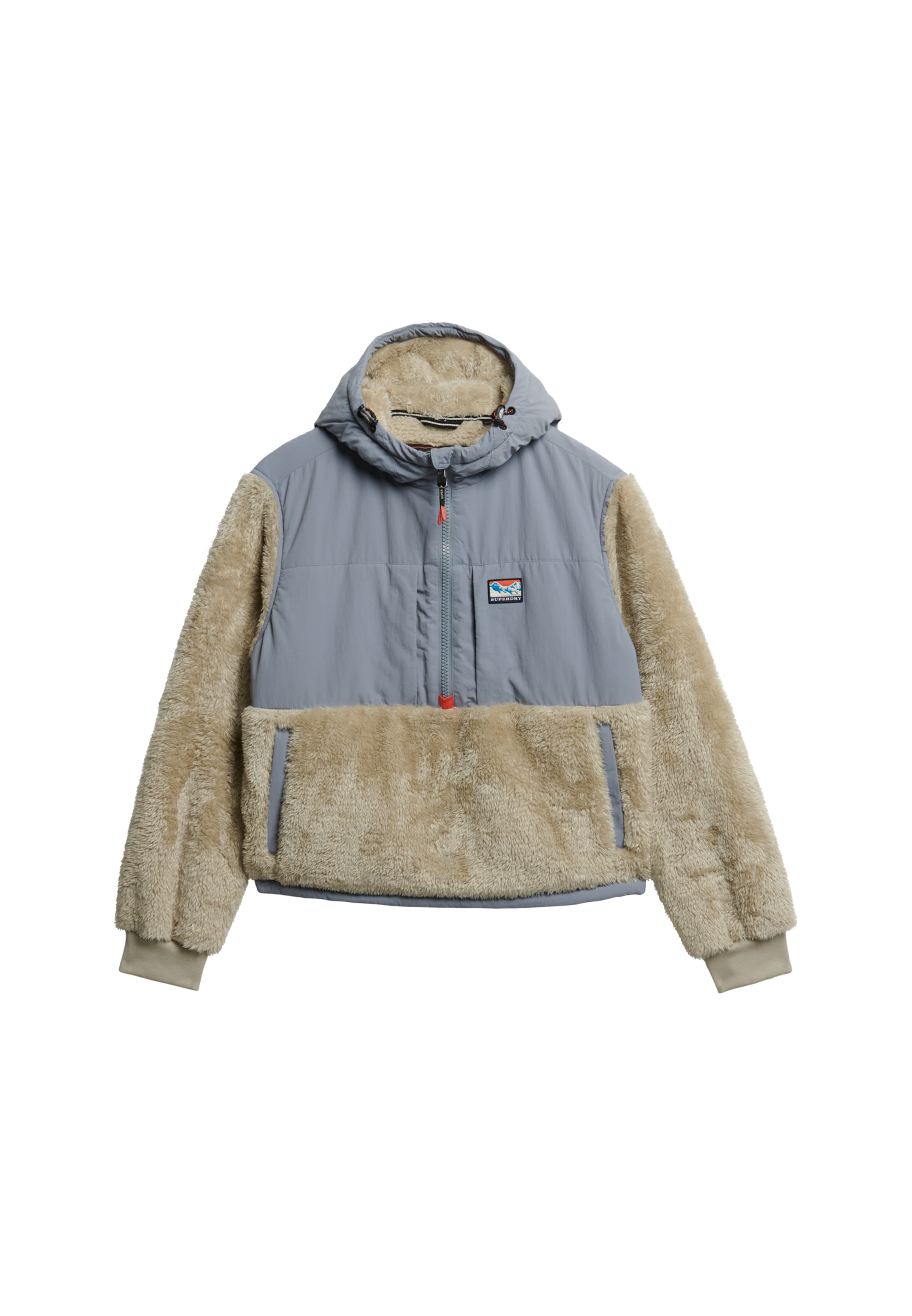 

Superdry & Co Куртка для межсезонья в темно-бежевом и пыльно-голубом цветах