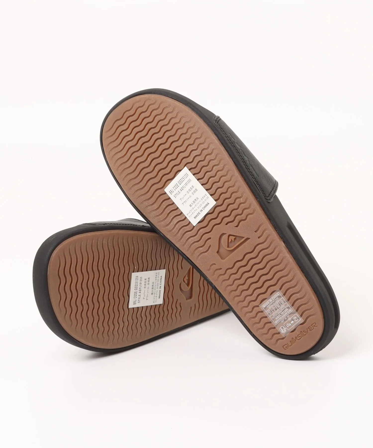 Мужские кожаные сандалии Quiksilver RIVI NUBUCK коричневые — фото 3