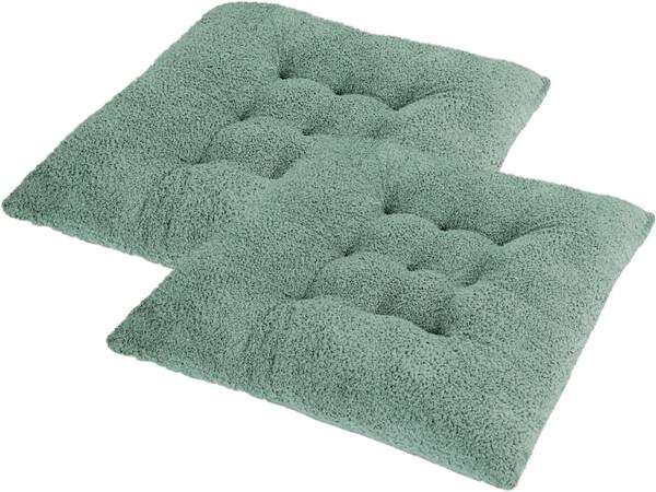 

Подушка на сиденье Delindo Lifestyle Plüsch 2 шт, 38x6x38 см цвет mint