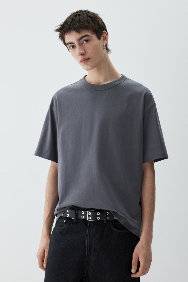 

Футболка Coolmax свободного покроя H&M, серый