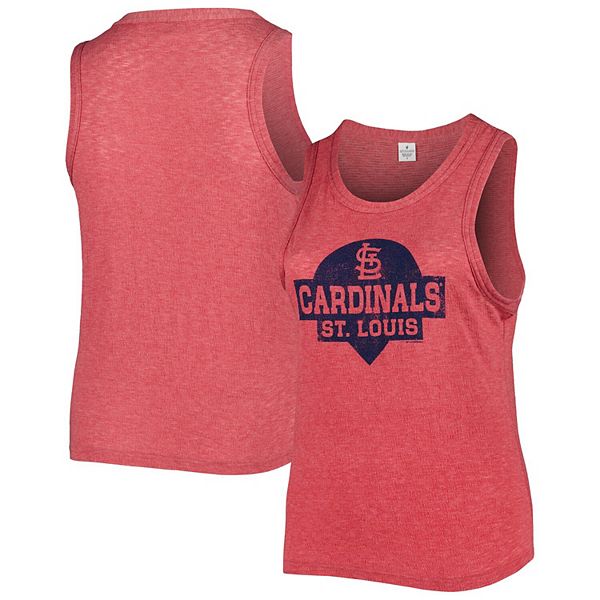 

Женский трикотажный топ с высоким воротником St Louis Cardinals plus size Unbranded