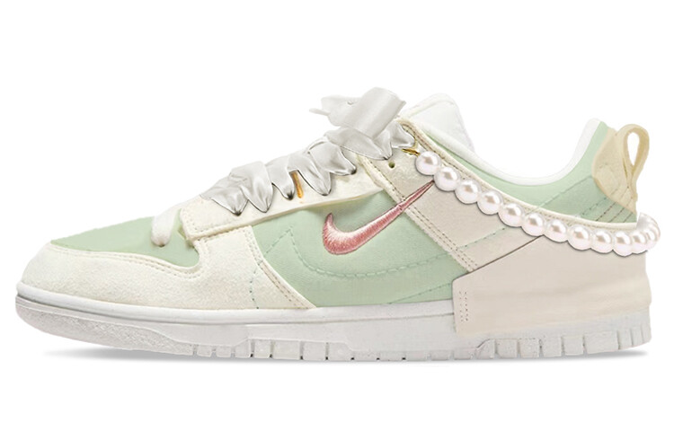 

Кроссовки Nike Dunk Disrupt Skateboarding Shoes Women's Low-top White, светло-зеленый