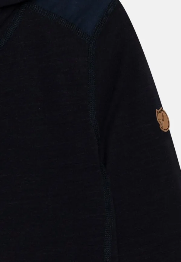 Детская толстовка тренировочная куртка keb Fjällräven, Dark Navy — фото 4