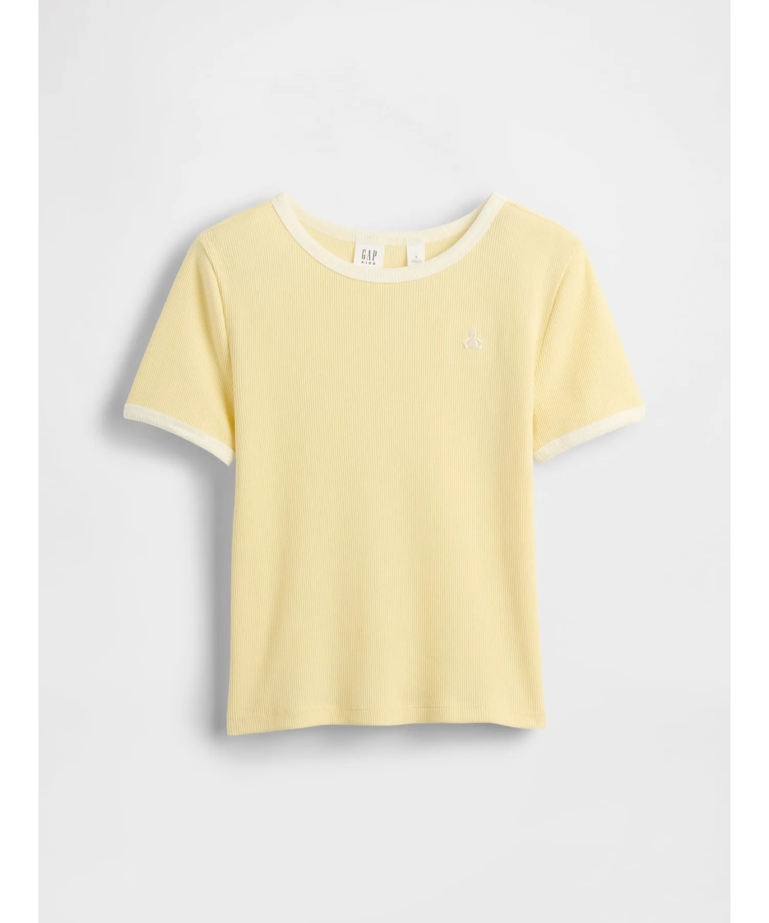 Детская футболка с логотипом Gap из 100% хлопка черная — фото 3