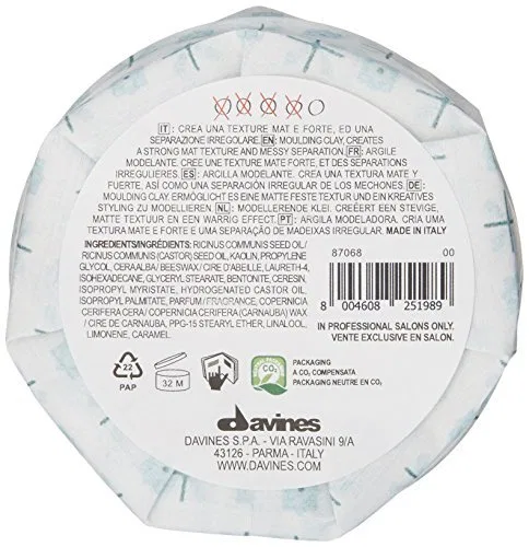 Глина для сильной фиксации Davines More Inside This Is A Strong Moulding Clay, 75 мл Davines — фото 2