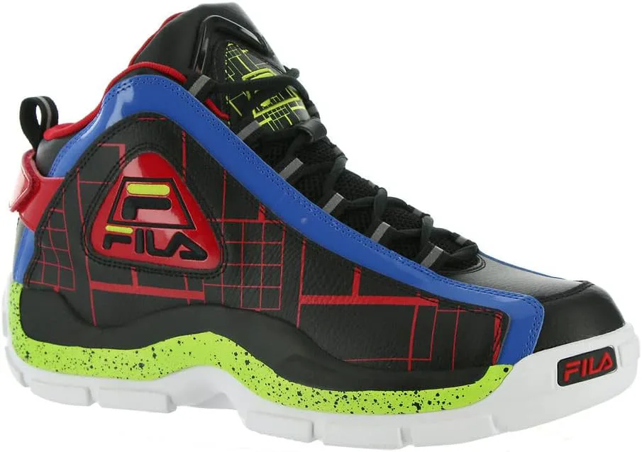 Мужские кроссовки FILA Grant Hill 2, черный/синий/красный — фото 3
