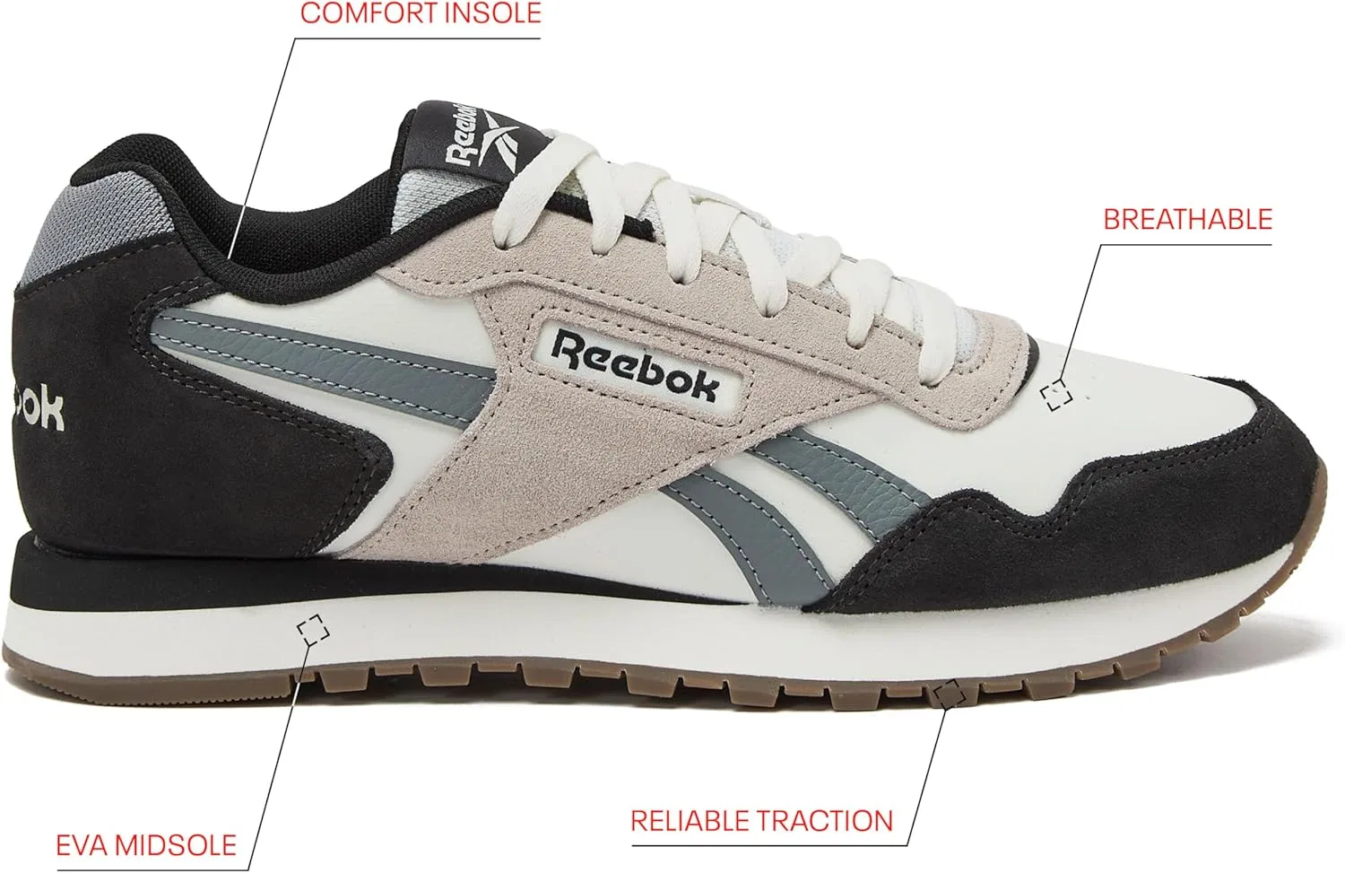 Женские кроссовки Reebok Cityride, White Washed Black Chalk — фото 2